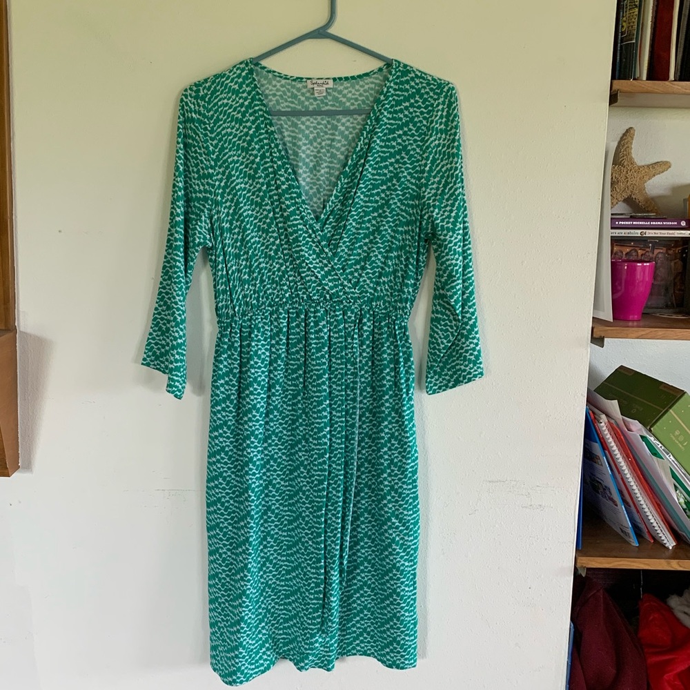 Splendid wrap maternity dress
